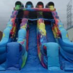Paint Splatter Water Slide W153