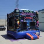 Neon Gamer Bounce House J177