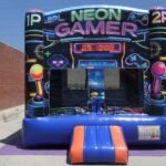 Neon Gamer Bounce House J177