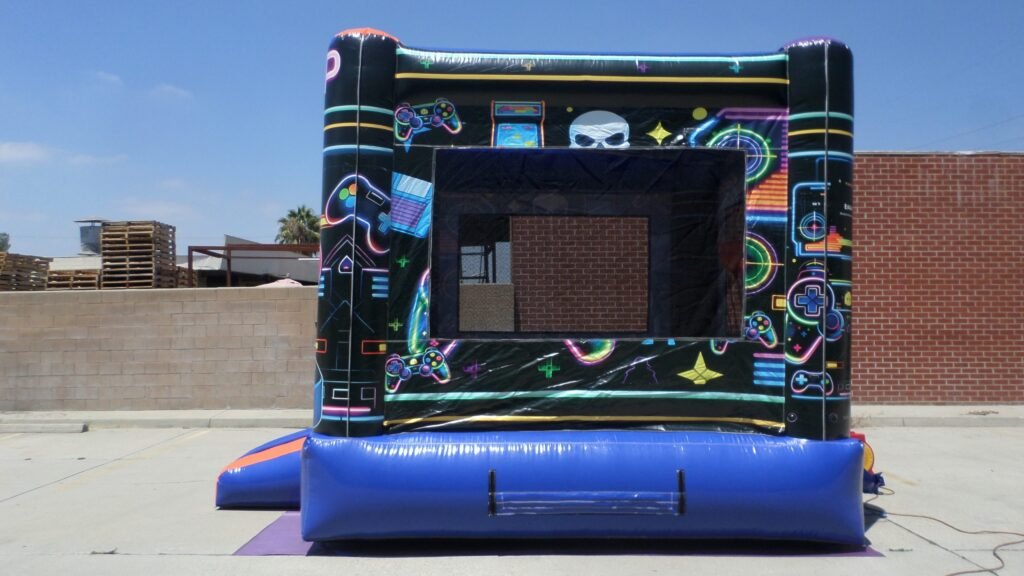 Neon Gamer Bounce House J177