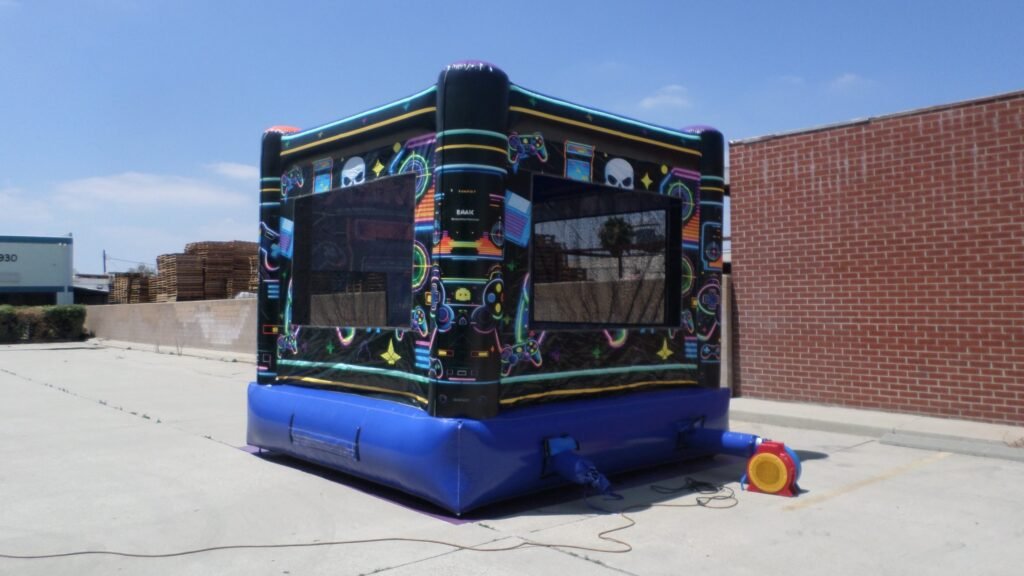 Neon Gamer Bounce House J177