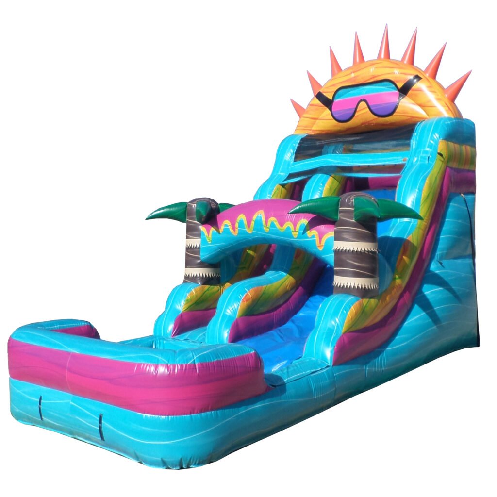 15′ South Beach Paradise Water Slide W140