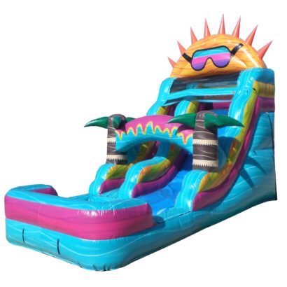 15′ South Beach Paradise Water Slide W140