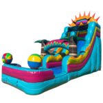 19′ Beach Party Water Slide W141