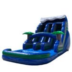 18′ Dual Lane Wave Water Slide W136