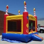 Birthday Cake Inflatable Jumper J123