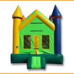 Green Multicolor Castle Moon Jump J045