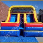 Inflatable 12′ Double Lane Slide S061