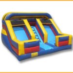 Inflatable 12′ Front Load Double Lane Slide S039