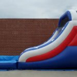 Inflatable 14′ Red White and Blue Splash W106