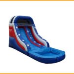 Inflatable 14′ Red White and Blue Splash W106