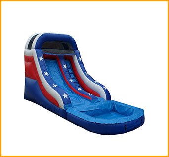 Inflatable 14′ Red White and Blue Splash W106