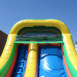 Inflatable 14′ Single Lane Water Slide W104
