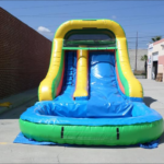 Inflatable 14′ Single Lane Water Slide W104