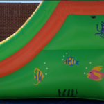 Inflatable 14′ Single Lane Water Slide W104