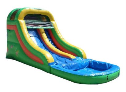 Inflatable 14′ Single Lane Water Slide W104