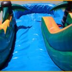 Inflatable 14′ Tropical Island Water Slide W081