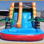 Inflatable 14′ Tropical Island Water Slide W081