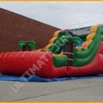 Inflatable 14′ Tropical Slide S060