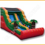 Inflatable 14′ Tropical Slide S060