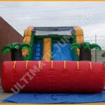 Inflatable 14′ Tropical Slide S060