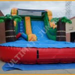 Inflatable 14′ Tropical Water Slide W093