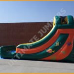 Inflatable 14′ Wet and Dry Slide W091