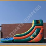 Inflatable 14′ Wet and Dry Slide W091