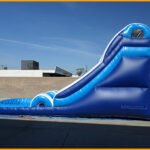 Inflatable 16′ Blue Water Slide W066