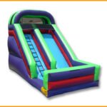 Inflatable 16′ Front Load Single Lane Slide S017
