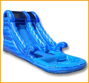 Inflatable 16′ Front Load Water Slide W069