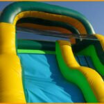 Inflatable 16′ Front Load Wavy Water Slide W028