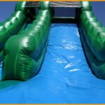 Inflatable 16′ Green Marble Water Slide W073