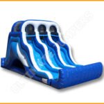 Inflatable 16′ Triple Lane Slide S063