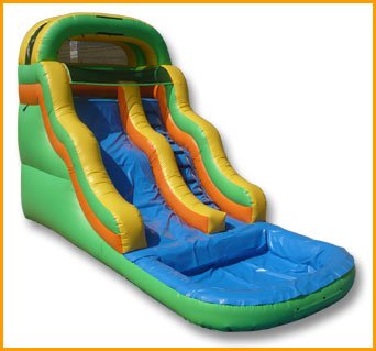 Inflatable 16′ Wavy Water Slide W042