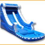 Inflatable 17′ Blue Marble Water Slide W075