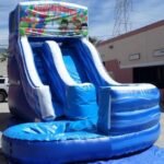 Inflatable 17′ Module Curvy Water Slide W114