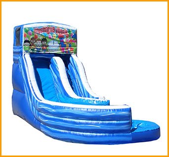 Inflatable 17′ Module Curvy Water Slide W114