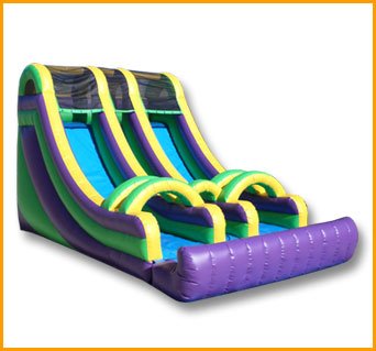 Inflatable 18′ Double Lane Slide S058