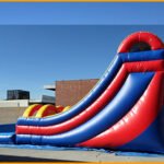 Inflatable 18′ Double Lane Water Slide W085