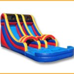 Inflatable 18′ Double Lane Water Slide W085