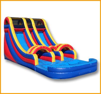 Inflatable 18′ Double Lane Water Slide W085