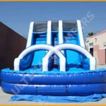 Inflatable 18′ Double Lane Water Slide W101