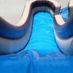 Inflatable 18′ Front Load Double Lane Slide S065