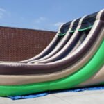 Inflatable 18′ Front Load Double Lane Slide S065