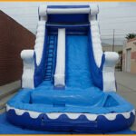 Inflatable 18′ Ocean Wave Water Slide W087