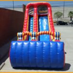 Inflatable 18′ Primary Colors Front Load Slide S054