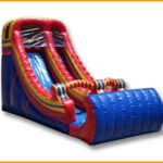 Inflatable 18′ Primary Colors Front Load Slide S054