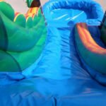 Inflatable 18′ Tropical Water Slide W105
