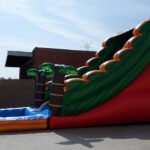 Inflatable 18′ Tropical Water Slide W105